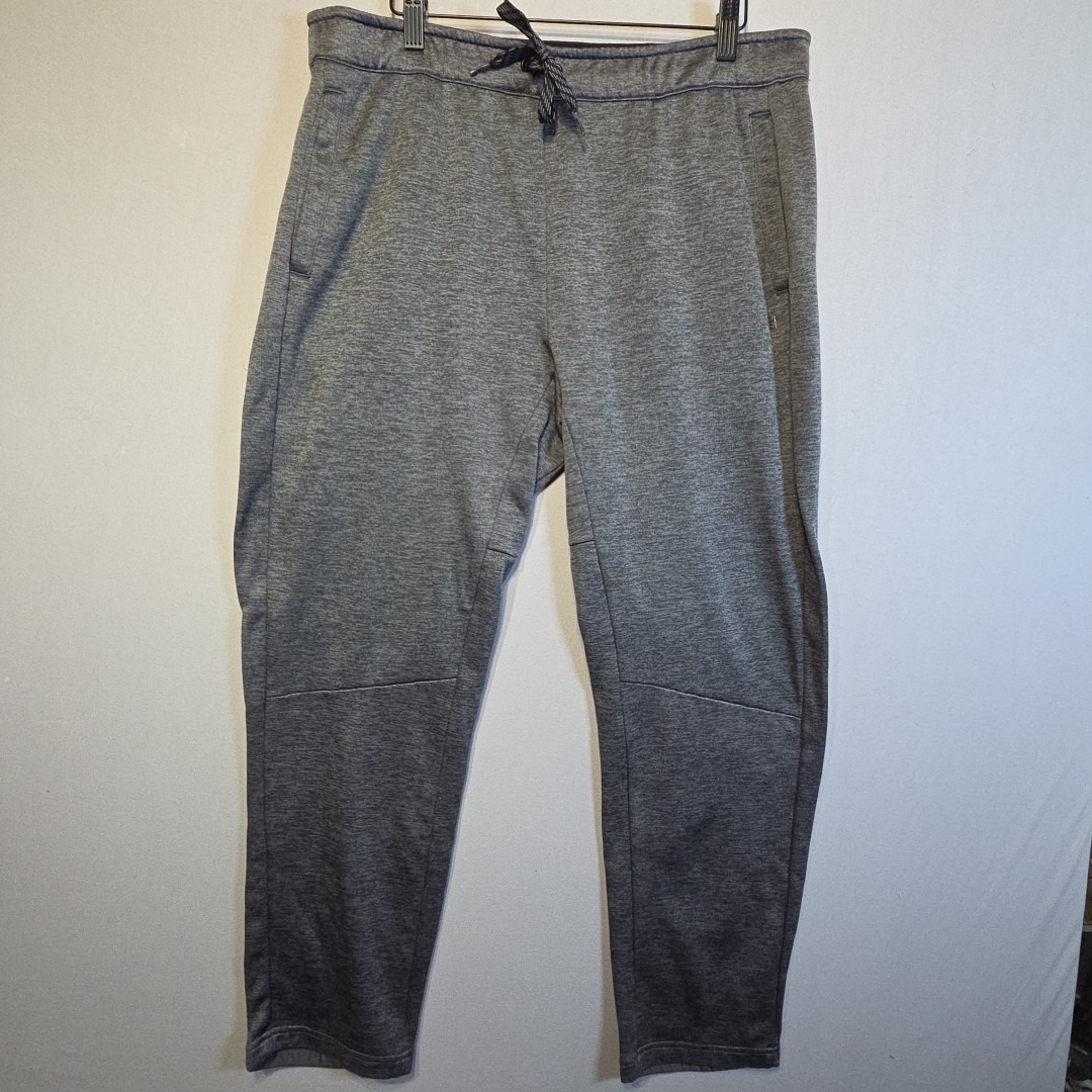 L8 Pro Men's Gray Fleece Lined Jogger Pants Athletic Sweatpants Size Large 36-38